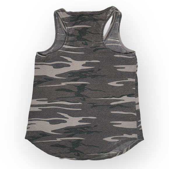 2 Tops Z Supply (M) Camo Pocket Tee & Pocket Tank Camouflage Green Grey - Picture 8 of 10